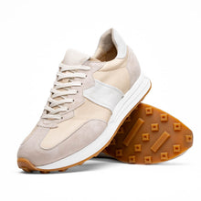 Load image into Gallery viewer, 66-265-TPE ROXI Suede &amp; Calfskin Sneaker, Taupe
