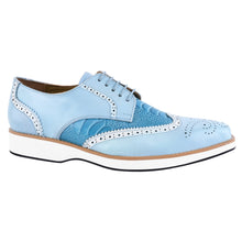 Load image into Gallery viewer, Roy Ostrich Leather Perforated toe Casual Oxford Dress Shoes
