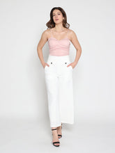 Load image into Gallery viewer, Ruffled Detail Mesh Fabric Top with Straps
