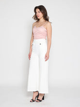 Load image into Gallery viewer, Ruffled Detail Mesh Fabric Top with Straps
