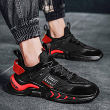 Load image into Gallery viewer, Running Black Mans Breathable Comfortable Shoes Jogging Gym Training Outdoor Sport Sneakers Mens Walking Tennis Running Shoes Slip On Casual Fashion Sneakers
