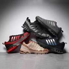 Load image into Gallery viewer, Running Mens Sport Elegant Sneakers Air Cushion Sneakers Lace Up Low Top Jogging Shoes Man Athletic Footwear Breathable Comfortable Athletic Running Sneakers
