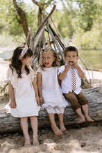 Load image into Gallery viewer, Russet Stripe Women's Knotted Headband
