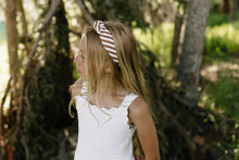 Load image into Gallery viewer, Russet Stripe Women's Knotted Headband
