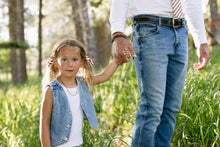 Load image into Gallery viewer, Russet Stripe Petite Hair Bow
