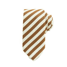 Load image into Gallery viewer, Russet Stripe Men's Tie
