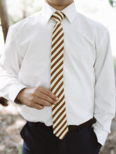 Load image into Gallery viewer, Russet Stripe Youth Tie

