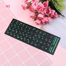 Load image into Gallery viewer, Russian Keyboard Cover Stickers For Laptop PC Keyboard Standard Letter Layout Keyboard Covers Film Silicone Skin Keyboard Covers For Laptops
