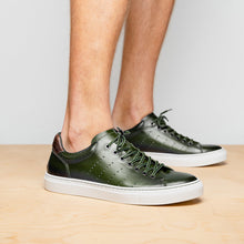 Load image into Gallery viewer, 65-201-OLV RUSSO Burnished Italian Calfskin - Olive
