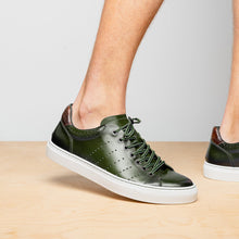 Load image into Gallery viewer, 65-201-OLV RUSSO Burnished Italian Calfskin - Olive
