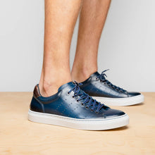 Load image into Gallery viewer, 65-201-NVY RUSSO Burnished Italian Calfskin - Navy
