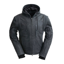 Load image into Gallery viewer, RYBAK Women's Leather Biker Club Jacket
