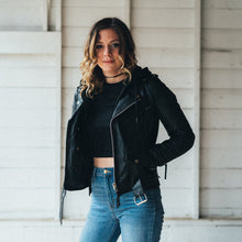 Load image into Gallery viewer, Ryman - Women's Motorcycle Leather Jacket
