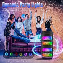 Load image into Gallery viewer, Ultimate Sound 3000W Portable Bluetooth Speaker with Dazzling LED Lights for Epic Parties
