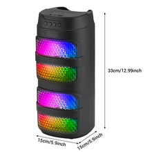 Load image into Gallery viewer, Ultimate Sound 3000W Portable Bluetooth Speaker with Dazzling LED Lights for Epic Parties
