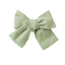 Load image into Gallery viewer, Sage Petite Hair Bow
