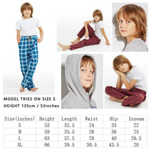 Load image into Gallery viewer, HiddenValor Big Boys Cotton Pajama Lounge Pants Red/Black Small - # BOAA12710002
