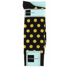 Load image into Gallery viewer, Vittorio Farina Men&#39;s Polka Dot Designer Dress Socks
