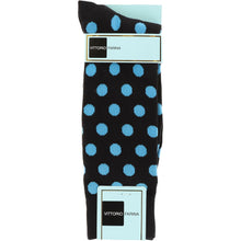 Load image into Gallery viewer, Vittorio Farina Men&#39;s Polka Dot Designer Dress Socks
