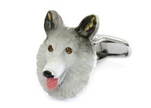 Load image into Gallery viewer, Sable Collie Cufflinks
