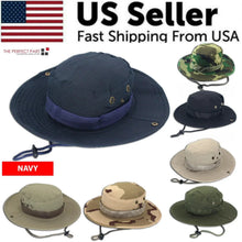 Load image into Gallery viewer, Safari Camo Sun Hat: Mesh Boonie for Outdoors
