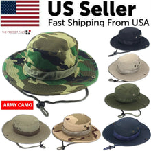 Load image into Gallery viewer, Safari Camo Sun Hat: Mesh Boonie for Outdoors
