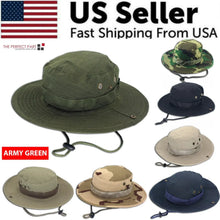 Load image into Gallery viewer, Safari Camo Sun Hat: Mesh Boonie for Outdoors
