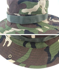 Load image into Gallery viewer, Safari Camo Sun Hat: Mesh Boonie for Outdoors
