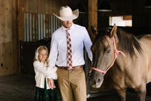 Load image into Gallery viewer, Juniper Stripe Darling Hair Bow
