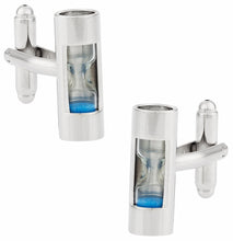 Load image into Gallery viewer, Sand Timer Cufflinks
