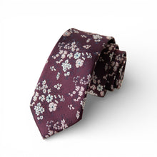 Load image into Gallery viewer, Sangria Floral - Men's Tie
