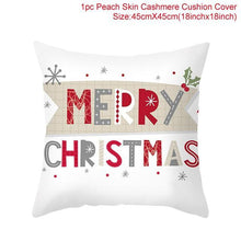 Load image into Gallery viewer, Santa Claus Cushion Cover Merry Christmas Christmas Deer Santa Claus Merry Christmas Decorative Sofa Throw Pillow Decorations For Home Christmas Ornament
