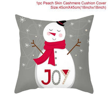 Load image into Gallery viewer, Santa Claus Cushion Cover Merry Christmas Christmas Deer Santa Claus Merry Christmas Decorative Sofa Throw Pillow Decorations For Home Christmas Ornament
