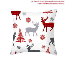 Load image into Gallery viewer, Santa Claus Cushion Cover Merry Christmas Christmas Deer Santa Claus Merry Christmas Decorative Sofa Throw Pillow Decorations For Home Christmas Ornament
