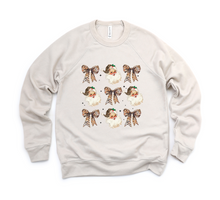 Load image into Gallery viewer, Santa Coquette Bows Tee or Sweatshirt
