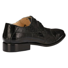 Load image into Gallery viewer, Sassy Crocodile Ostrich Print Lace-Up Dress Shoes
