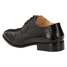 Load image into Gallery viewer, Sassy Crocodile Ostrich Print Lace-Up Dress Shoes

