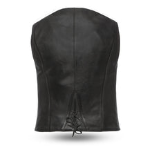 Load image into Gallery viewer, Savannah Women's Western Style Motorcycle Leather Vest
