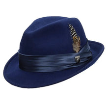 Load image into Gallery viewer, Stacy Adams Johnston - Soft Wool Felt Fedora Hat
