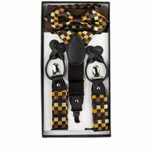 Load image into Gallery viewer, Vittorio Farina Gift Box (Paisley Suspender, Bow Tie &amp; Pocket Square Set)
