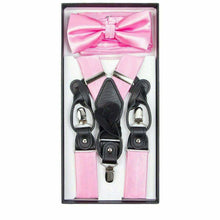 Load image into Gallery viewer, Vittorio Farina Gift Box (Satin Suspender, Bow Tie &amp; Pocket Square Set)
