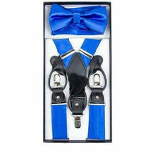 Load image into Gallery viewer, Vittorio Farina Gift Box (Satin Suspender, Bow Tie &amp; Pocket Square Set)

