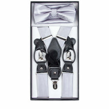 Load image into Gallery viewer, Vittorio Farina Gift Box (Satin Suspender, Bow Tie &amp; Pocket Square Set)
