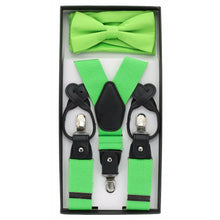 Load image into Gallery viewer, Vittorio Farina Gift Box (Satin Suspender, Bow Tie &amp; Pocket Square Set)
