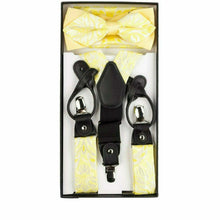 Load image into Gallery viewer, Vittorio Farina Gift Box (Paisley Suspender, Bow Tie &amp; Pocket Square Set)
