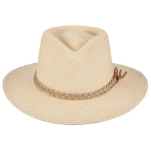 Load image into Gallery viewer, Scala Taos - Panama Straw Fedora Hat
