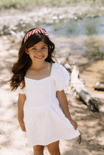 Load image into Gallery viewer, Scarlet Stripe Women's Knotted Headband
