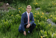 Load image into Gallery viewer, Scarlet Stripe Men's Tie
