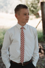 Load image into Gallery viewer, Scarlet Stripe Boys Tie
