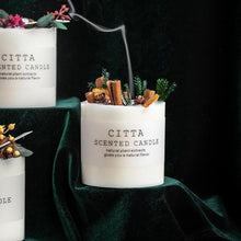 Load image into Gallery viewer, Scented Candle Gift Box With Tray Cover Soy Wax Candle New Year Gift Creative Glass Romantic Scented Candle  Balancing Healing Candle Natural Soy Wax White Natural Scented Purifying Candle for Aromatherapy

